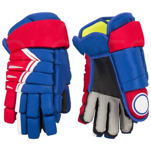 Gants de hockey sur glace réglables pour la pratique et les jeux avec support de poignet et ventilation en maille - Product Image 1