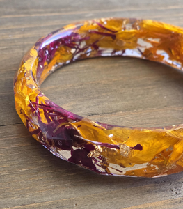 Brazalete de Resina Ecológico Hecho a Mano para Mujer, Joyería Transparente y Colorida, Accesorio de Moda para Fiestas y Uso Diario - Product Image 4