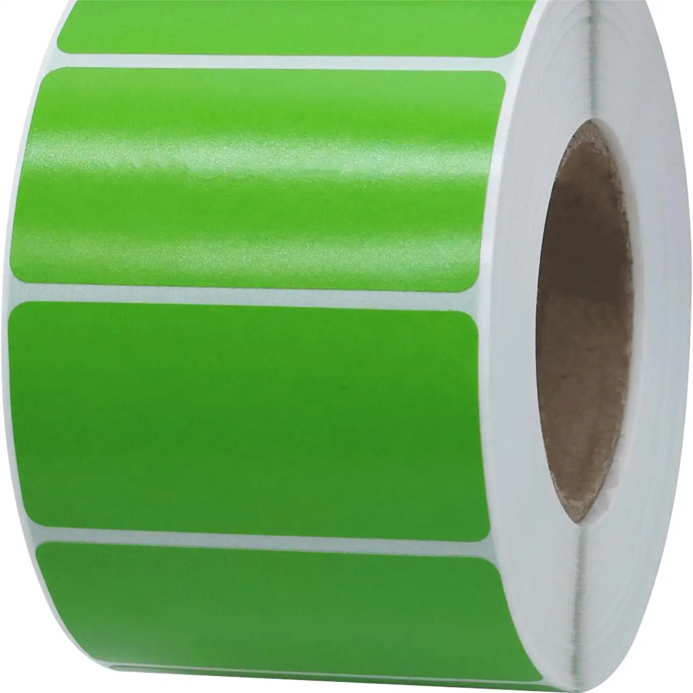 2.25 "x 1.25" verde riutilizzabile indirizzo termico diretto spedizione etichetta termica per stampante termica (1000 pezzi per rotolo)