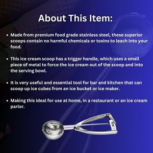 ช้อนตักไอศกรีมทำจากสแตนเลสคุณภาพดีมีโลโก้ออกแบบได้ตามต้องการ - Product Image 4