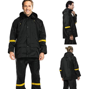 Vente d'usine léger haute lumière couture réfléchissante étanches Nylon Spandex moto pluie costume ensemble - Product Image 5