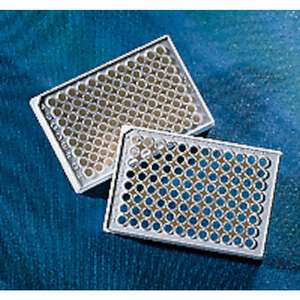 Microplaca de 96 pocillos Corning de media área blanca de fondo plano NBS desechable no estéril personalizable OEM poliestireno (PS) 25 por bolsa - Product Image 2