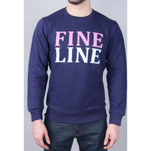 เสื้อสเวตเชิ้ตคอกลม Curtis Fine Line ผ้าฝ้ายถัก 100% ไซส์ XL ป้องกันรอยยับ พิมพ์ลายสกรีน ลายเรียบ พร้อมป้ายกำกับแบบกำหนดเอง - Product Image 4
