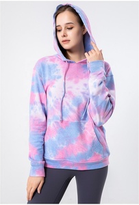 Sudadera con capucha teñida con logotipo personalizado para mujer, jersey de ropa de calle con mangas regulares de algodón 100%, Sudadera con capucha teñida con tejido de rizo - Product Image 4