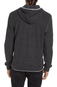 Último diseño casuales de los hombres de moda al aire libre Streetwear en blanco ligero mitad Zip Sudadera con capucha sudaderas con capucha - Product Image 2