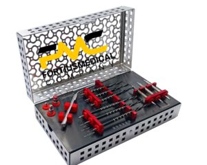 Kit chirurgical zygométrique premium pour implants dentaires, outils chirurgicaux professionnels en acier, réutilisables, procédures d'implantation zygométrique - Product Image 6