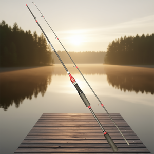 Canne à pêche légère Bdt-FISHING Group 116g, longueur 2,10 m, couleur rouge/noir, pour poids de lancer 5-25g - Product Image 3