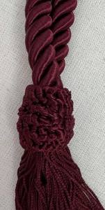 สายรัดผ้าม่านสีแดงเบอร์กันดีแบบพู่ห้อย รุ่นใหม่จาก Conso Cotton - Product Image 4