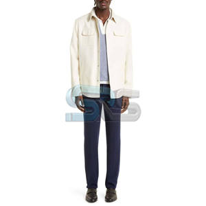 Chemises en flanelle pour hommes sur mesure en gros, décontractées, manches longues, boutonnées, en coton et polyester, avec boutons-pression, OEM, étiquette privée - Product Image 4