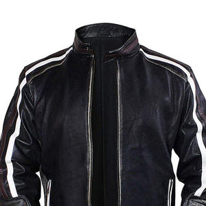 Veste en cuir tendance personnalisée pour hommes Meilleur prix Veste en cuir à capuche de qualité Veste en cuir tendance fabriquée au Pakistan - Product Image 5