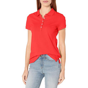 La última camisa de polo de longitud corta para mujer, tejido de algodón cómodo, diseño sublimado personalizado, el mejor precio de fabricación - Product Image 5