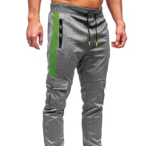 Pantalon de survêtement en éponge française personnalisable pour hommes Pantalon de survêtement évasé en coton léger à jambe large Double taille Casual OEM Disponible - Product Image 6