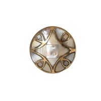 Bouton en laiton en nacre, poignée, meubles faits à la main, accessoires de quincaillerie, bouton en laiton pour serpillière en nacre, prix d'usine
