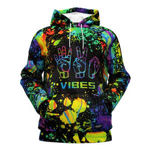 เสื้อฮู้ดแบบซับลิเมชันของผู้ชายเสื้อมีฮู้ดแบบลำลองสำหรับฤดูหนาว - Product Image 1