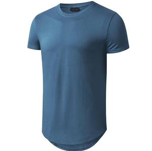 Camiseta Larga Oxford de Cuello Redondo para Hombre, Ajuste Regular, para Entrenamiento Muscular, Talla Grande, Transpirable, al por Mayor, OEM, Personalizada - Product Image 1
