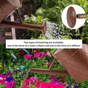 Élégance intemporelle L'arrosoir en métal pour votre jardin Arrosoir en métal robuste pour toutes les saisons - Product Image 4