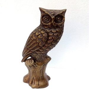Decoración moderna de jardín, escultura de Animal de Metal de alta calidad, escultura de bronce de águila voladora de tamaño real a la venta - Product Image 1