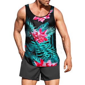 Débardeurs de sport sans manches pour hommes, coupe ajustée, logo personnalisé, fabrication économique, personnalisable, coton/polyester, respirant, séchage rapide, OEM - Product Image 1