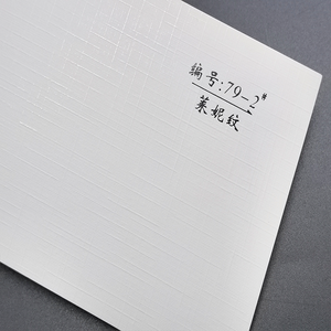 Lizheng tùy chỉnh A4 túi sang trọng bìa giấy đặc sản với Linen dập nổi kết cấu pháp giấy trắng các tông - Product Image 2