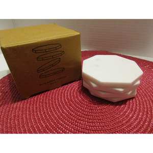 Ensemble de 4 sous-verres en marbre blanc artisanal, octogonaux, lourds, sous-verres Zeal Living - Product Image 5