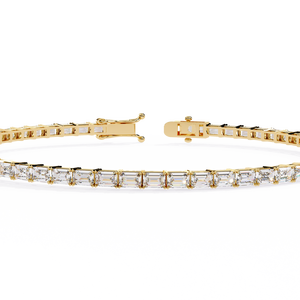 Fabulous 18K <b>Gold</b> Lab Grown Diamond Bracelet & <b>Bangle</b> - Product Image 5