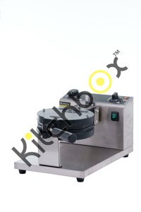 Kitchbox Machine à gaufres bulles industrielle et commerciale en acier inoxydable avec revêtement antiadhésif (rotation à 180 degrés, modèle professionnel 1-5) - Product Image 5