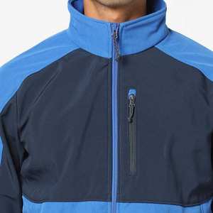 แจ็กเก็ตซอฟต์เชลล์มีซิปด้านหน้าสำหรับผลิตจากโรงงาน - Product Image 4