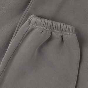 Pantalones Deportivos de Algodón Terry Vintage Holgados Personalizados por el Fabricante, Pantalones Deportivos Anchos con Botones Laterales y Lavado Ácido para Hombre - Product Image 5