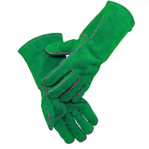Gants de sécurité en cuir de haute qualité gants de travail industriels Protection contre les étincelles résistant au feu pour la Protection des mains de soudage - Product Image 2