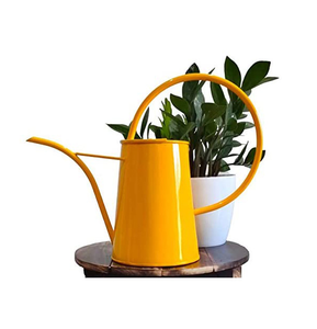 บัวรดน้ำโลหะพร้อมพวยยาวกระป๋องรดน้ำในสวนขนาด900มล. ทำจากสแตนเลส - Product Image 2