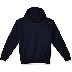 Wholesale Winter 100% Cotton Unisex <b>Hoodie</b> Custom Logo Digital Oversized <b>Fleece</b> Lined No Strings Hood Pockets Street Wear - Product Image 4