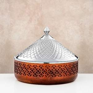 El último diseño martillado, con aspecto árabe cazuela de Metal, olla caliente para el hogar, Hotel, Buffet, fiesta, Oriente Medio, Cocina, Servicio, calentador de alimentos - Product Image 3