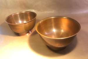Hot Selling Handmade Copper <b>Bowl</b> Best Selling Trending Design <b>Snacks</b> Serving Salad Fruits for India Metal Material - Product Image 4
