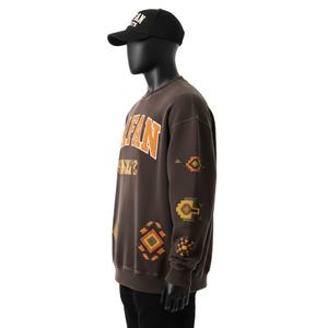 Sudadera Extra Grande para Hombre, Tejido de Felpa de Algodón de Alta Densidad, Tacto Suave, Ajuste Personalizado, Logotipo Bordado en Chenilla, Sudadera Básica Extra Grande - Product Image 3