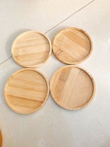 <b>Bamboo</b> Material <b>Bamboo</b> coaster Cup Holder <b>Placemat</b> 100% Ecofriendly <b>Placemat</b> Wood coaster Dinner Kitchenware - Product Image 3