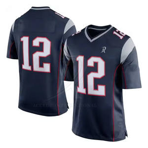 Ventes en gros de t-shirts sublimés de haute qualité, dernier style, maillot de football américain, design personnalisé de haute qualité, maillot de football américain - Product Image 2