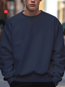 Sudadera de Hombre al por Mayor de Alta Calidad, Personalizada, Lisa, Teñida, Diseño Unisex, Cuello Redondo, Fabricante de Sudaderas con Logotipo Personalizado - Product Image 3