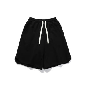 Shorts d'été décontractés pour hommes de haute qualité 100% coton Logo personnalisé 370 grammes vente en gros de pantalons de survêtement - Product Image 4
