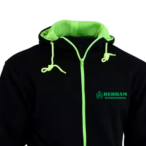 Sweat-shirts à fermeture éclair confortables fabriqués au Pakistan, unisexes, de qualité supérieure, robustes, au design unique, respirants, 100% coton molletonné/éponge française - Product Image 3