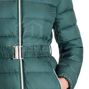 Chaqueta Acolchada Informal de Color Sólido para Mujer 2024, Ropa de Calle, Nueva Moda, Cortavientos, Transpirable, Tejida con Piel de Oveja - Product Image 5