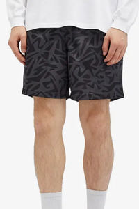 Pantalones Cortos Deportivos Negros de Moda, 100% Poliéster, Ultraligeros, de Secado Rápido, Cintura Elástica, para Gimnasio, Trotar y Actividades al Aire Libre - Product Image 2