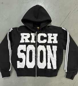 Sudadera con Capucha de Otoño para Hombre, Nueva Moda, Bordada, 100% Algodón, Logotipo Personalizado, Marca Privada, Alta Calidad, Resistente al Viento y Transpirable - Product Image 4