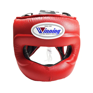 Nouvelle conception, protège-tête de boxe en cuir durable, poignées, protection intégrale du visage, logo personnalisé, léger, entraînement, sparring - Product Image 6