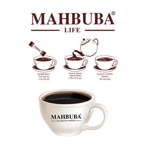 Café instantané au guarana sans sucre de haute qualité, marque Mahbuba, 2g, amer - Product Image 5