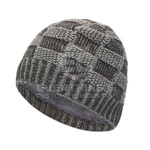 Unisex Customizable Solid Color Cotton/Wool <b>Beanie</b> <b>Hats</b> High Quality Quick Dry Breathable Reasonably Priced for Men and <b>Women</b> - Product Image 1
