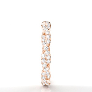 Anillo de Diamante VVS Personalizado, Anillo de Compromiso y Boda Solitario de Oro Sólido de 18k, 14k, 10k con Diamante Moissanite VVS para Unisex - Product Image 1