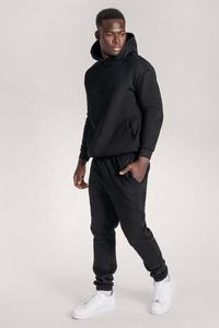 ชุดเซ็ตสเวตสูทผ้าคอตตอนผสมพิมพ์ลายสำหรับฤดูหนาว สไตล์ลำลอง แบรนด์ส่วนตัว ผลิตตามสั่ง สำหรับผู้ชาย พร้อมฮู้ด แบบยูนิเซ็กซ์ - Product Image 6