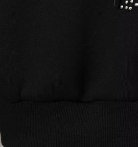 Sweat à capuche unisexe en polaire chaud avec motif en strass, 100% coton, impression numérique, streetwear d'hiver, acheteurs en gros - Product Image 6