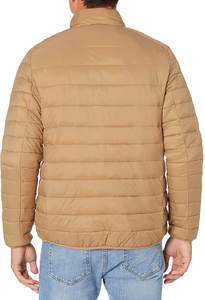 Nueva chaqueta de invierno ajustada para hombre, ligera, resistente al agua, empacable, piel de oveja acolchada, Panel acolchado con cremallera de talla grande - Product Image 2