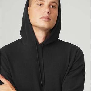 Sweat-shirt à capuche de rue pour hommes avec logo personnalisé Sweat à capuche en molleton pour hommes Sweats à capuche en strass avec impression bouffante en relief 3D - Product Image 1